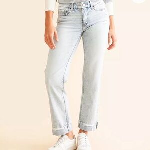 BKE Blue Straight Leg Jeans Relaxed Fit